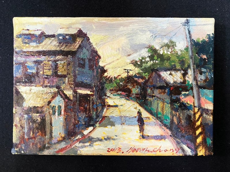 风景油画-回家 - 海报/装饰画/版画 - 棉．麻 卡其色