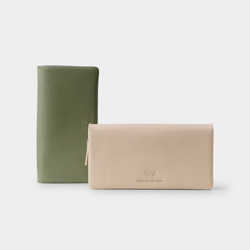 pinsel long wallet : toasted almond - 皮夹/钱包 - 真皮 