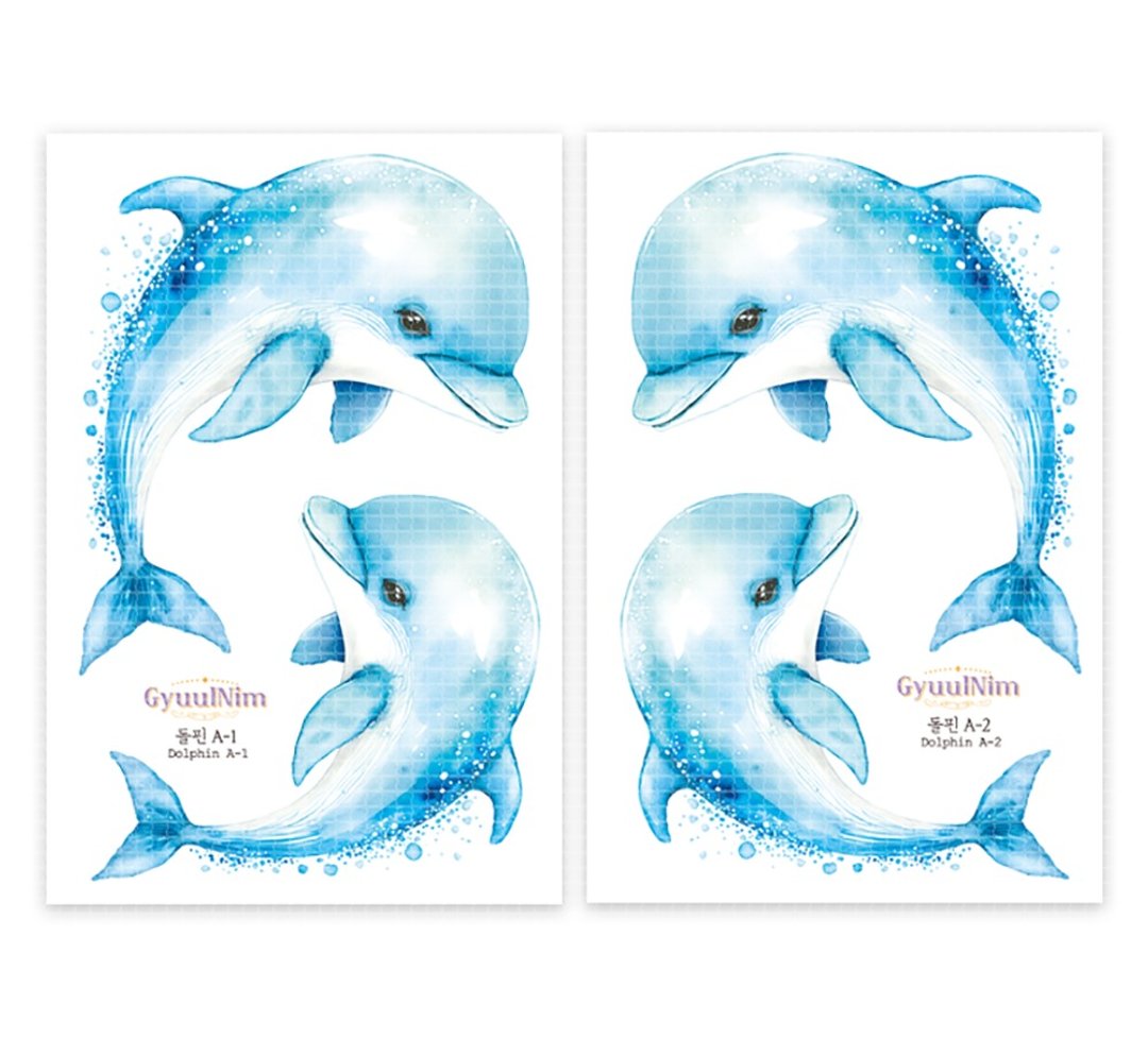 海豚贴纸（A款） - 贴纸 - 纸 