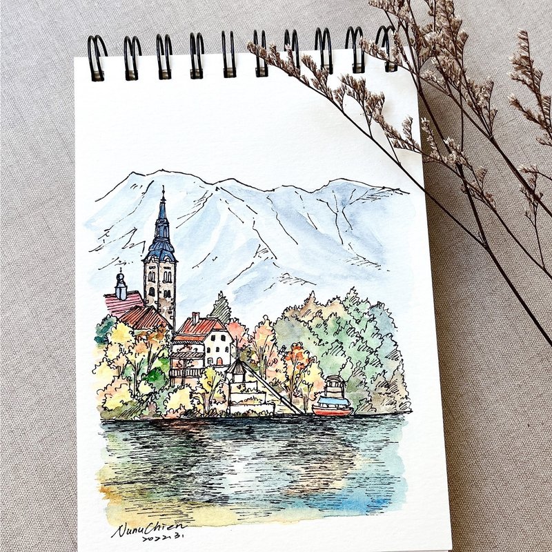 【在线课程】水彩速写综合主题/一期七堂 - 插画/绘画/写字 - 纸 