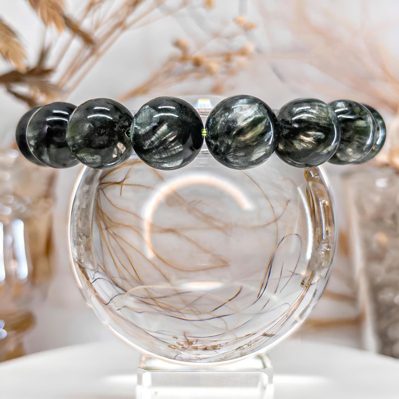 【天使之翼】高品无杂大颗粒绿龙晶手链 - 手链/手环 - 水晶 绿色