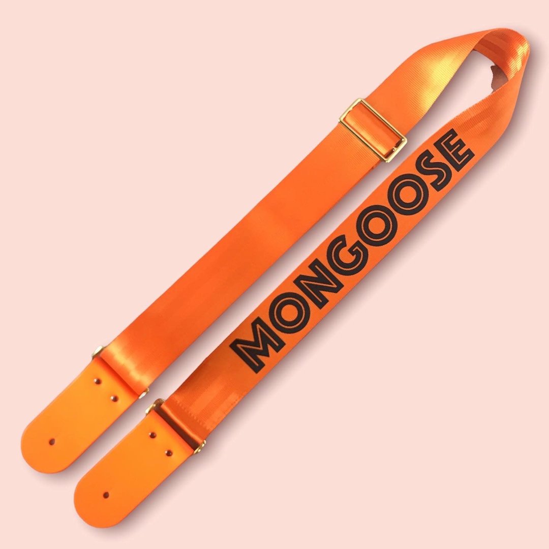 Personalized Custom Guitar Strap - 吉他配件 - 尼龙 橘色