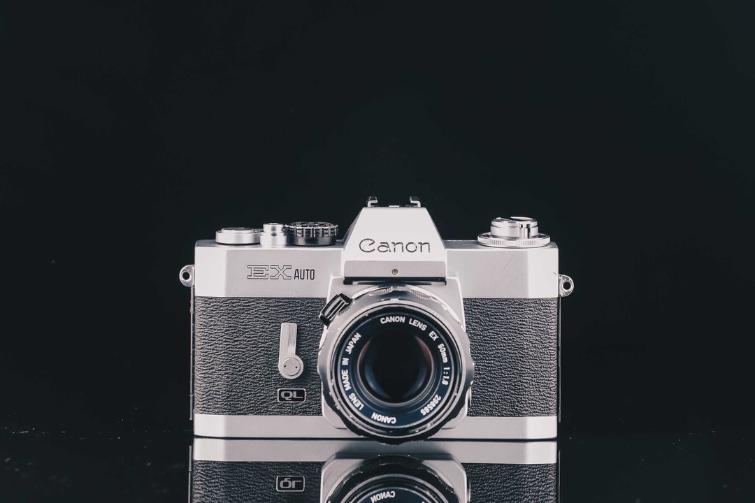 Canon EX AUTO QL+Canon EX 50mm F=1.8 #1259 #135底片相机 - 相机 - 其他金属 