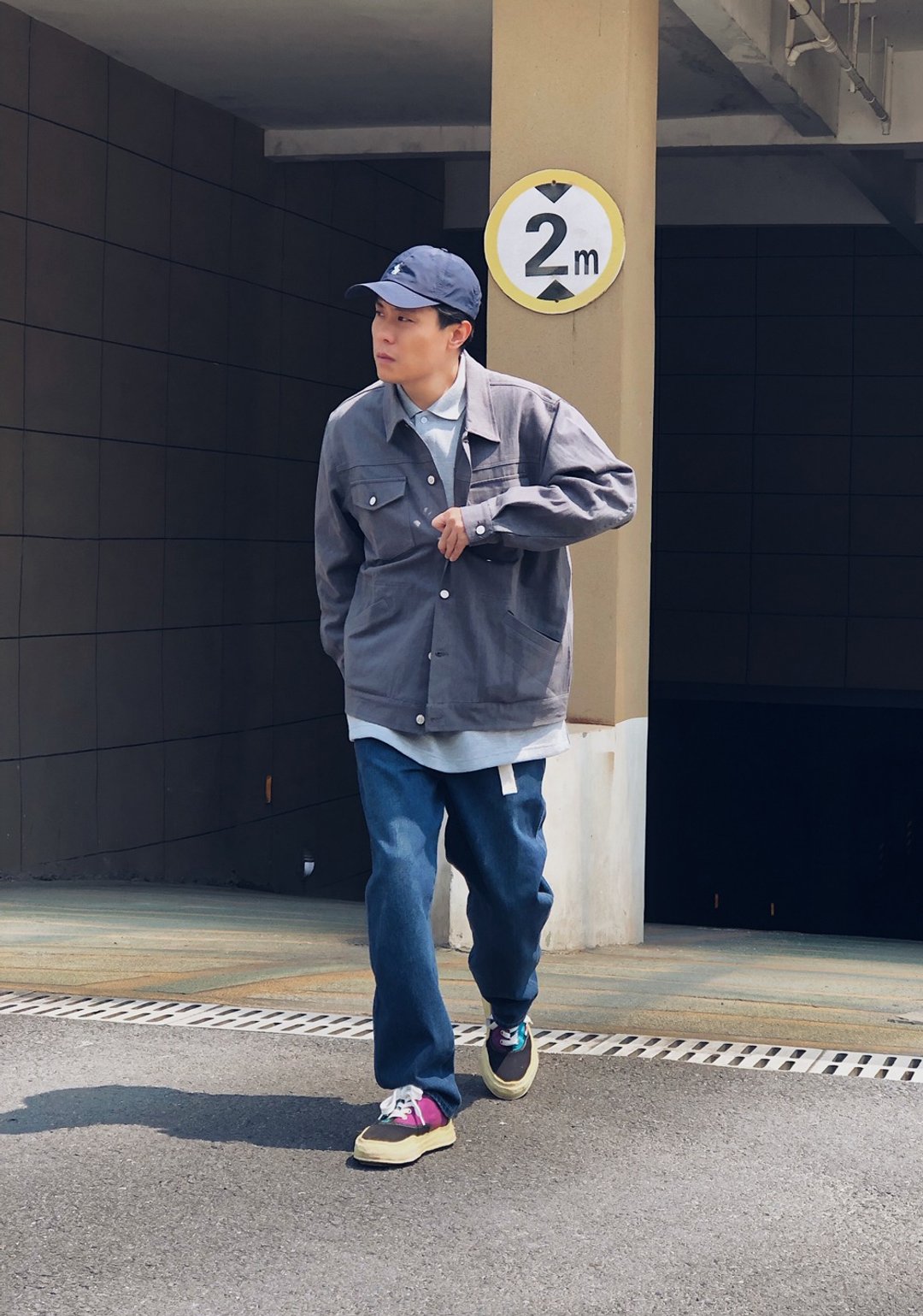 日系复古水洗简约翻领工装夹克 - 男装外套 - 棉．麻 