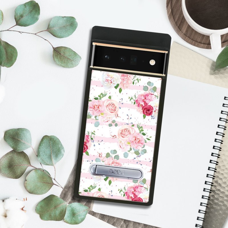 apbs Google Pixel 9/8/7/6系列 减震立架手机壳-浪漫时刻 - 手机壳/手机套 - 其他材质 多色