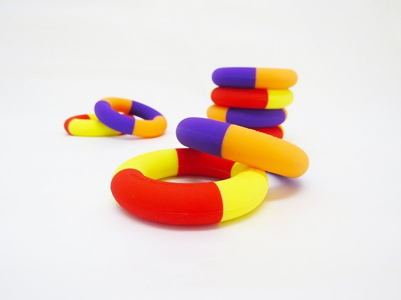 donugrip 甜甜握力圈— 双色混合(2入) - 其他 - 硅胶 多色