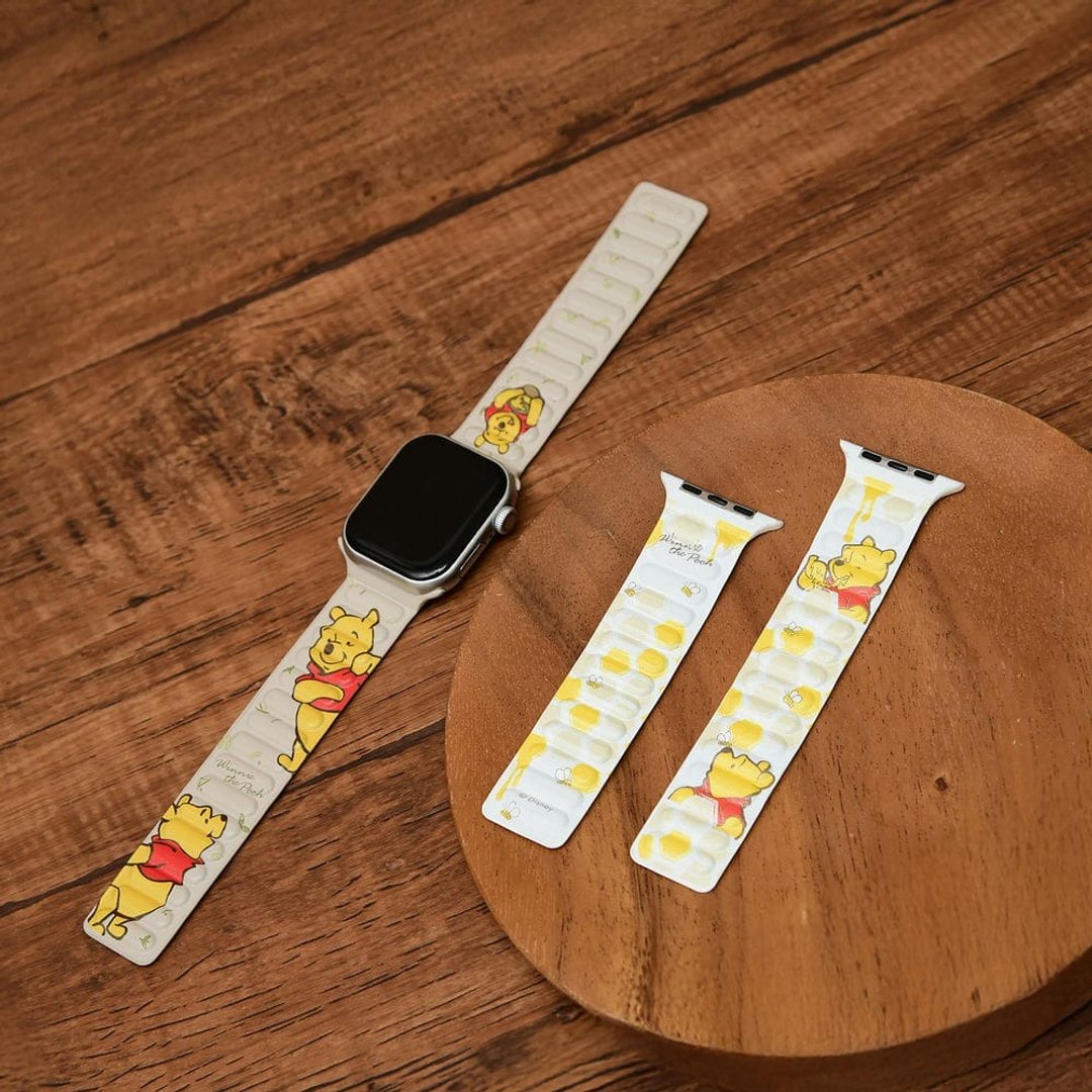 【新品上架】小熊维尼系列for Apple Watch 磁吸表带(两款任选) - 表带 - 其他材质 橘色
