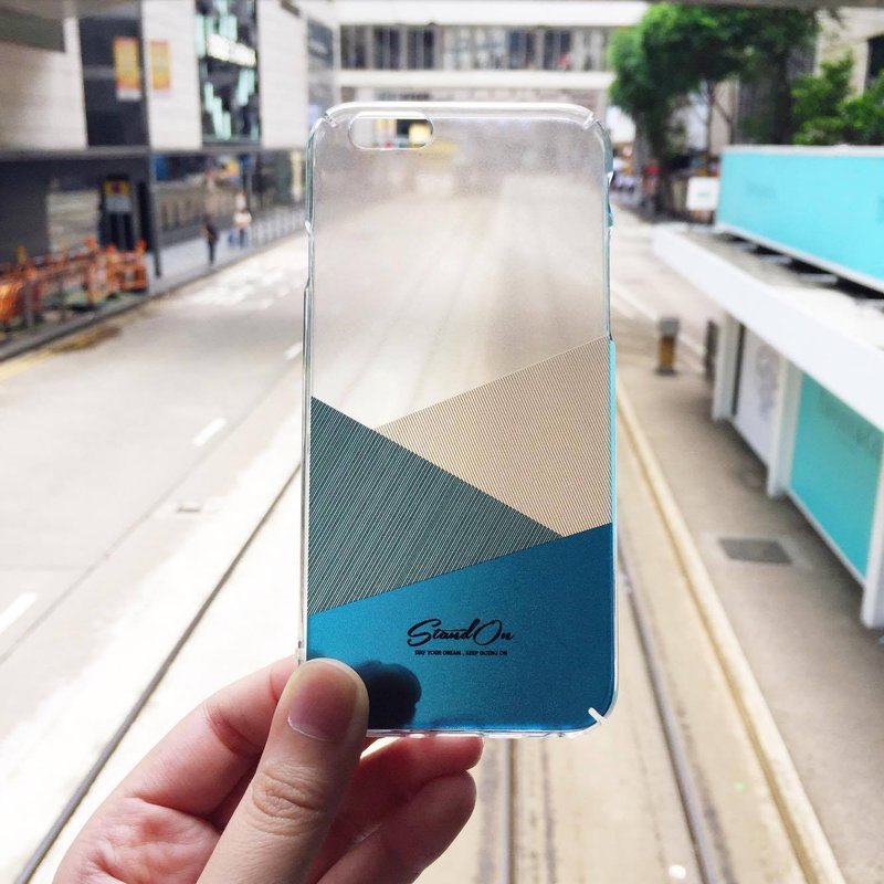 • StandOn • Classic Thread Phone Case - Brunswick-Crayola 车线质感透明保护壳 - 手机壳/手机套 - 塑料 绿色