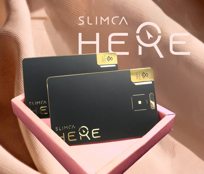七夕限定  Slimca HERE 双人安心防丢卡 2 入组 - 数码小物 - 不锈钢 黑色