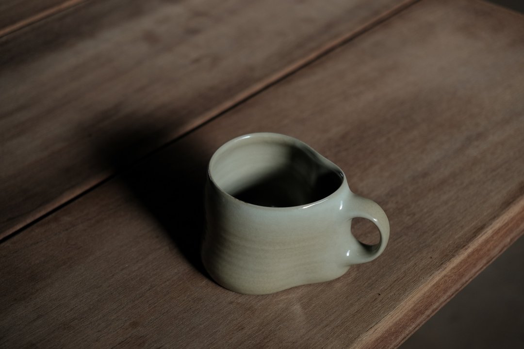 马克杯 l 酪梨釉 层层 陶杯 - 咖啡杯/马克杯 - 陶 绿色