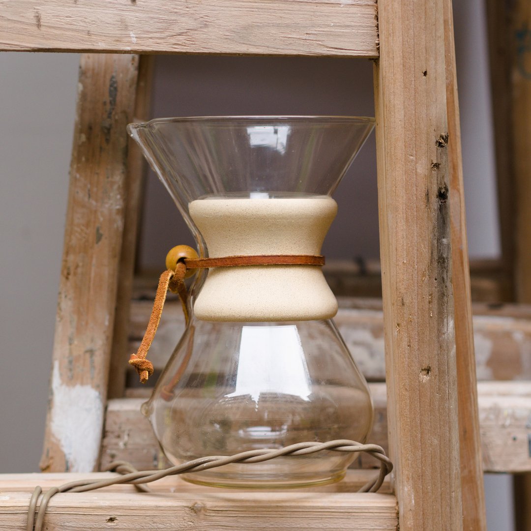 Concrete Chemex collar- Natural Stone - 咖啡壶/周边 - 其他材质 黑色