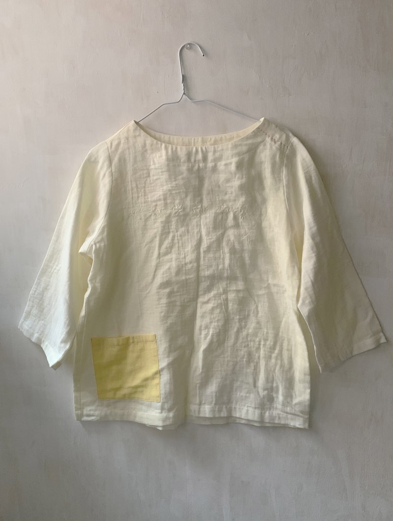 长袖短衫--无边界的形 - 女装上衣 - 棉．麻 