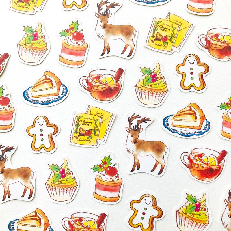 Merry Christmas 独立贴纸 02【内含28张】 - 贴纸 - 纸 多色