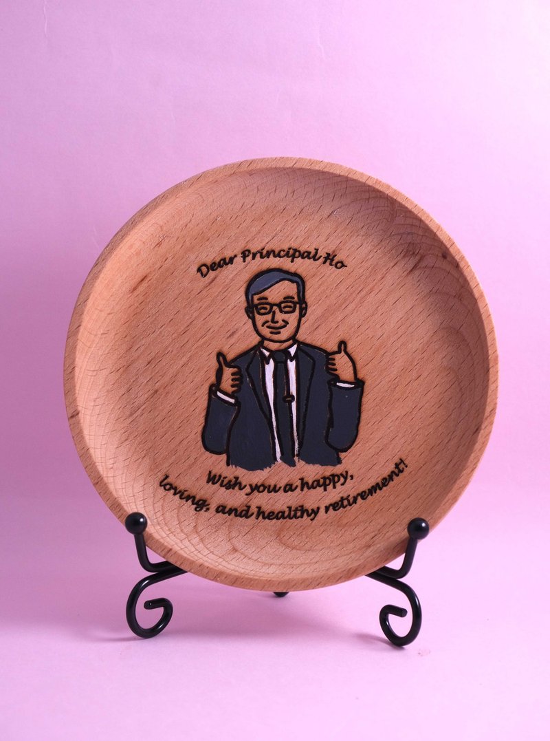 定制化物语小木碟-好朋友订制版(同款多只有特别折扣) - 摆饰 - 木头 