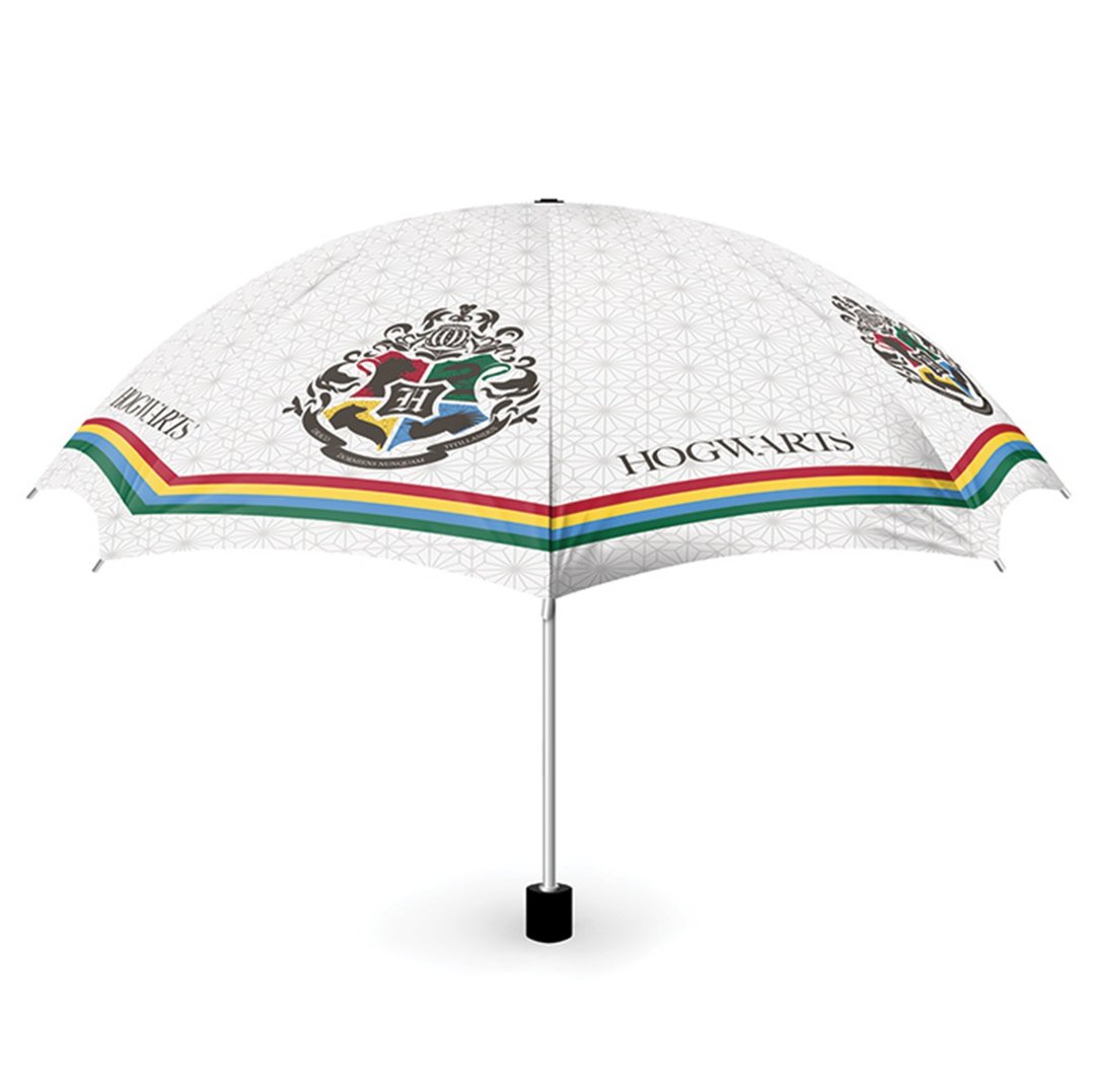 【哈利波特】霍格华兹校徽款 英国进口折叠伞 - 雨伞/雨衣 - 铝合金 白色