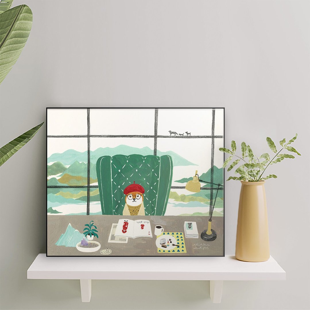 度假风景 / 单件组.灰尘鱼.客厅.卧室挂画.空间布置. - 海报/装饰画/版画 - 防水材质 