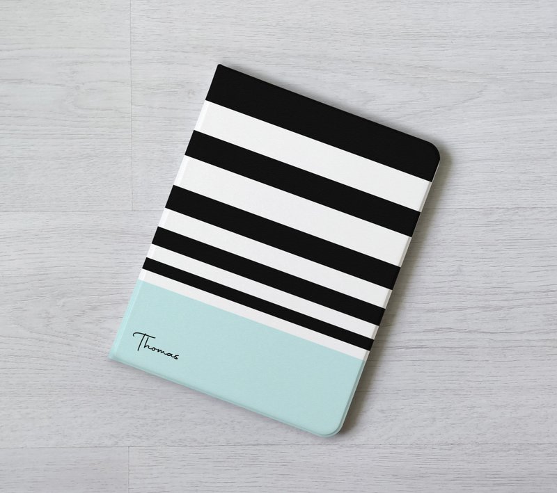 定制名字横条 iPad Pro笔槽翻盖式保护套11代 mini 6 12.9 Air 7 - 平板/电脑保护壳 - 塑料 多色