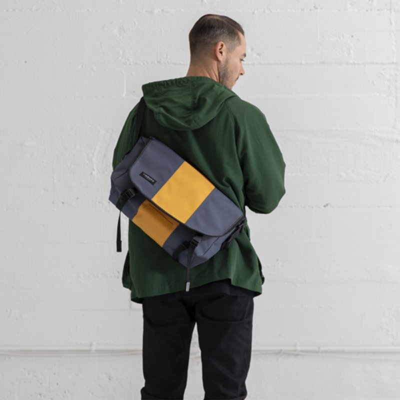 TIMBUK2 CLASSIC MESSENGER ECO 经典邮差包 S - 灰黄配色 - 侧背包/斜挎包 - 其他材质 黄色