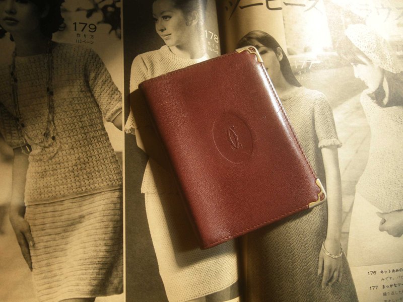 【老时光 OLD-TIME】早期二手古董包CARTIER名片夹 - 收纳用品 - 其他材质 多色