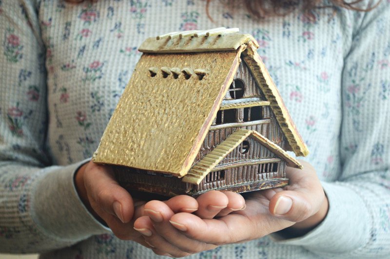 日本制陶瓷烛台 冬季款 - 蜡烛/烛台 - 陶 