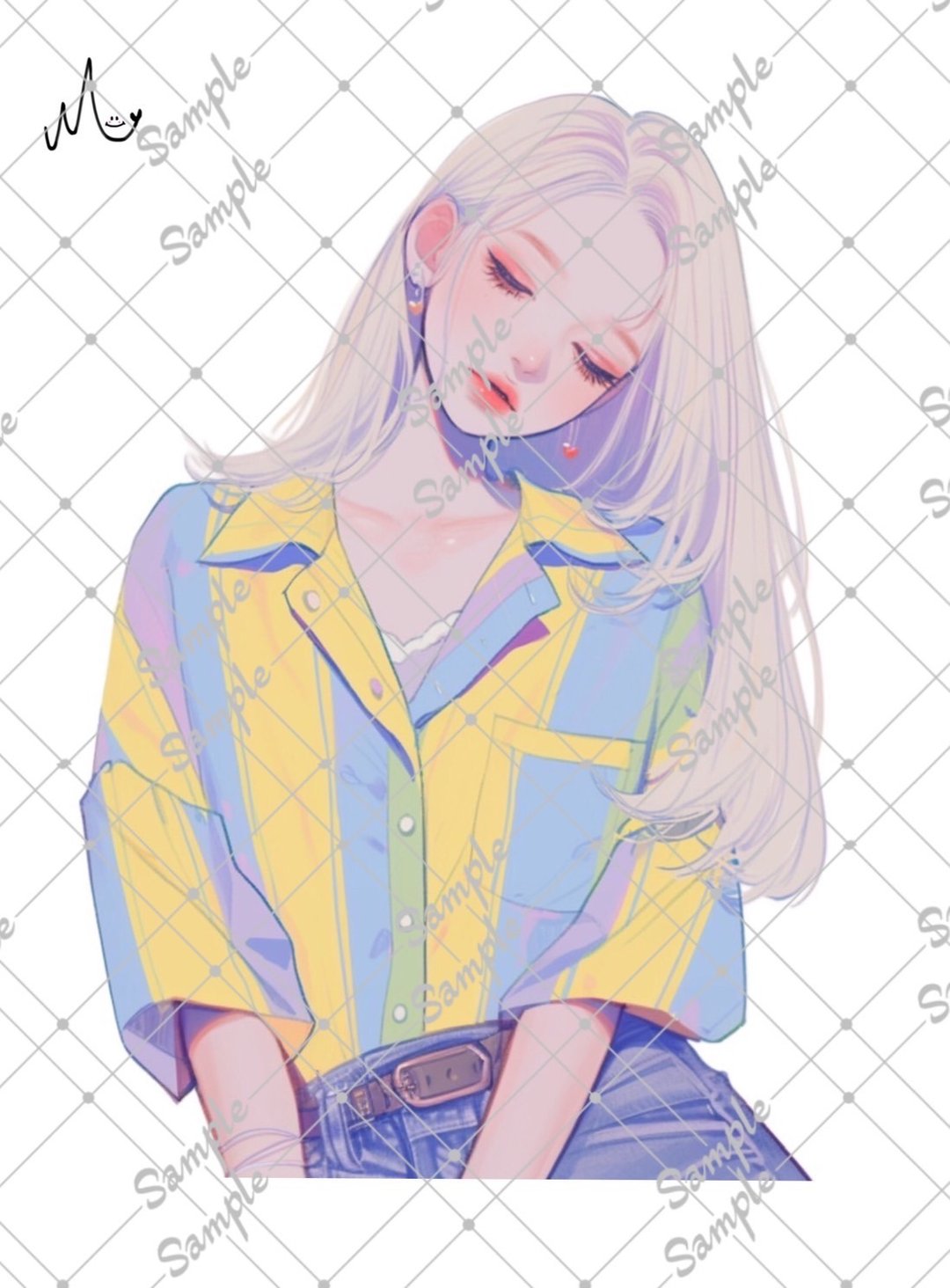 原创人物贴纸 - 贴纸 - 纸 