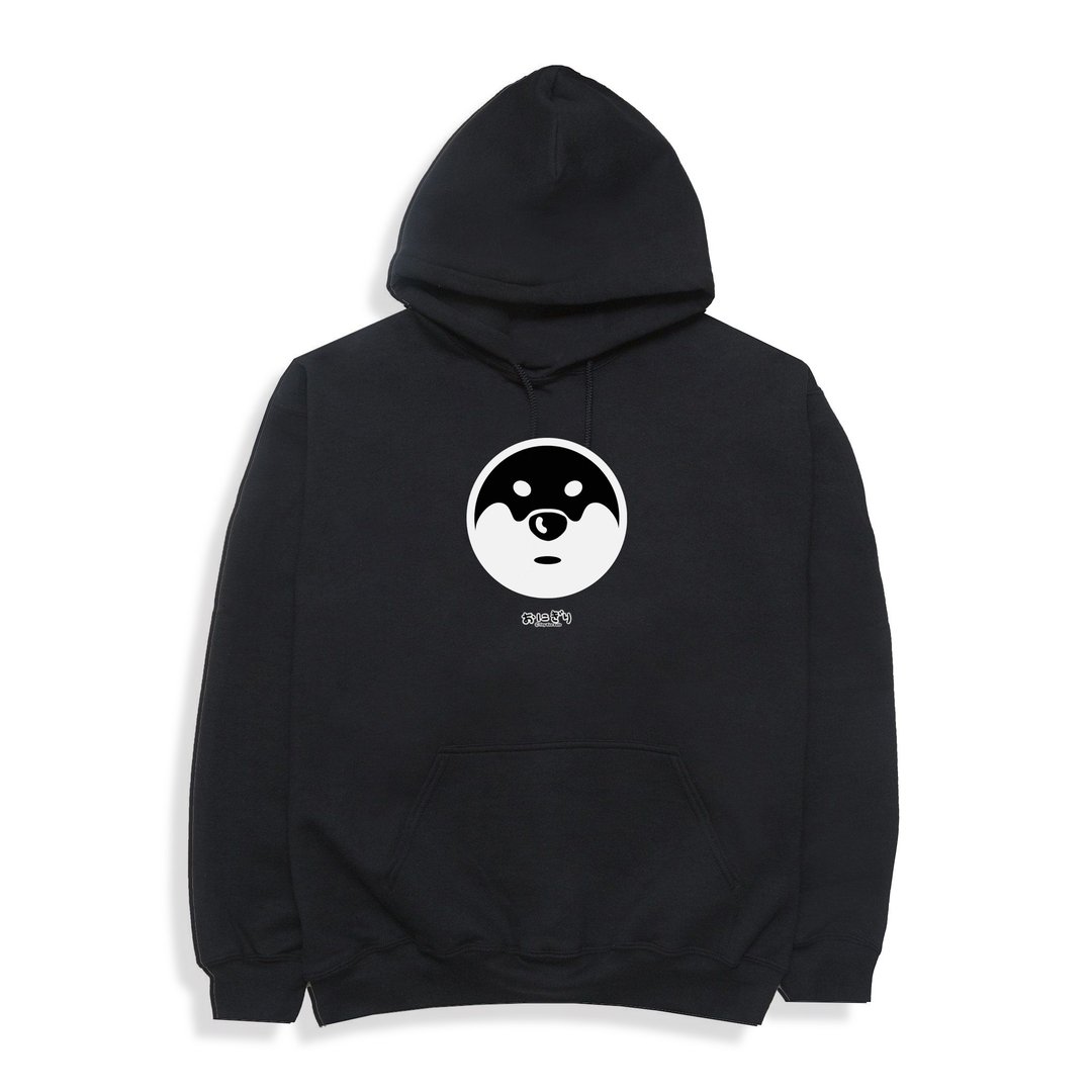 Shiba Inu Hoodie 小饭团 柴柴帽T 剑道神秘柴 内磨毛暖暖黑色帽T - 中性连帽卫衣/T 恤 - 棉 白色