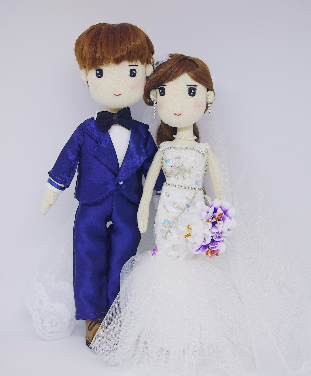 Customized Wedding Couple (Mermaid Dress) - 玩偶/公仔 - 棉 