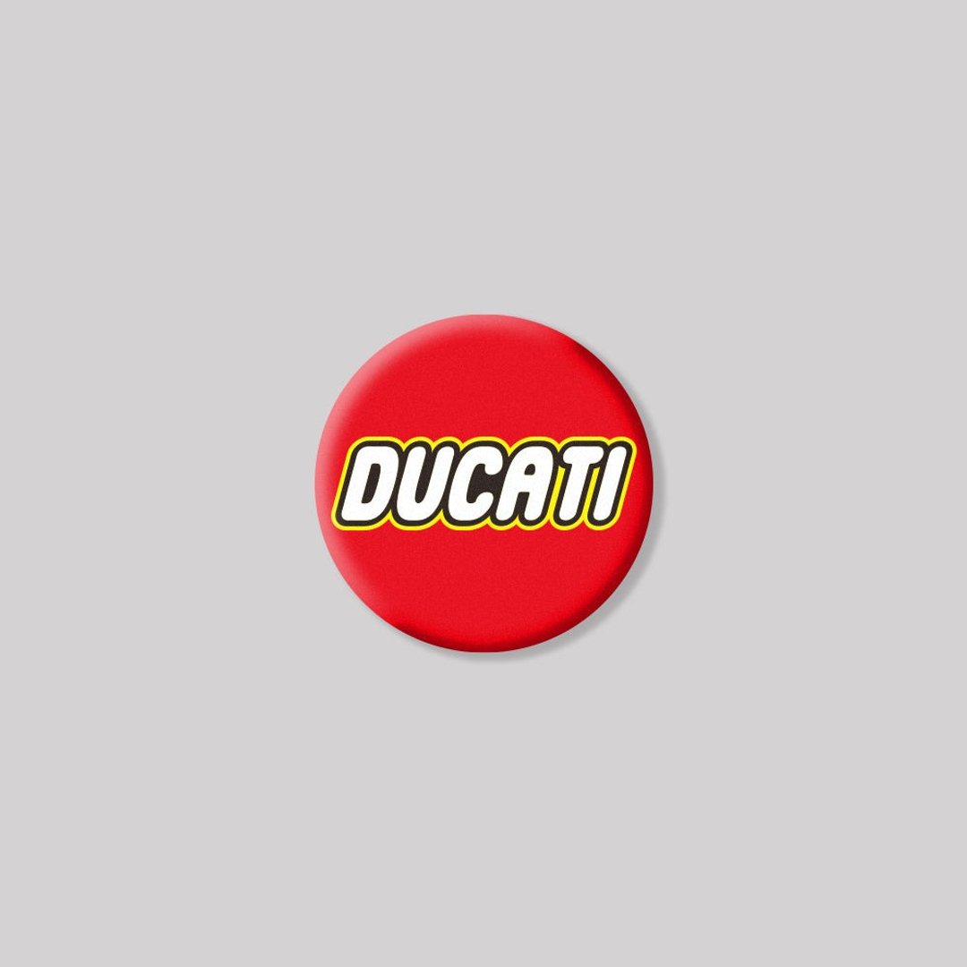 DUCATI/TOY/圆形/铝牌饰贴 SunBrother孙氏兄弟 - 贴纸 - 铝合金 红色