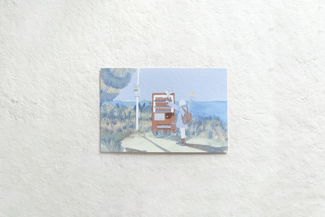 Mini Art Print | Vending Machine - 卡片/明信片 - 其他材质 