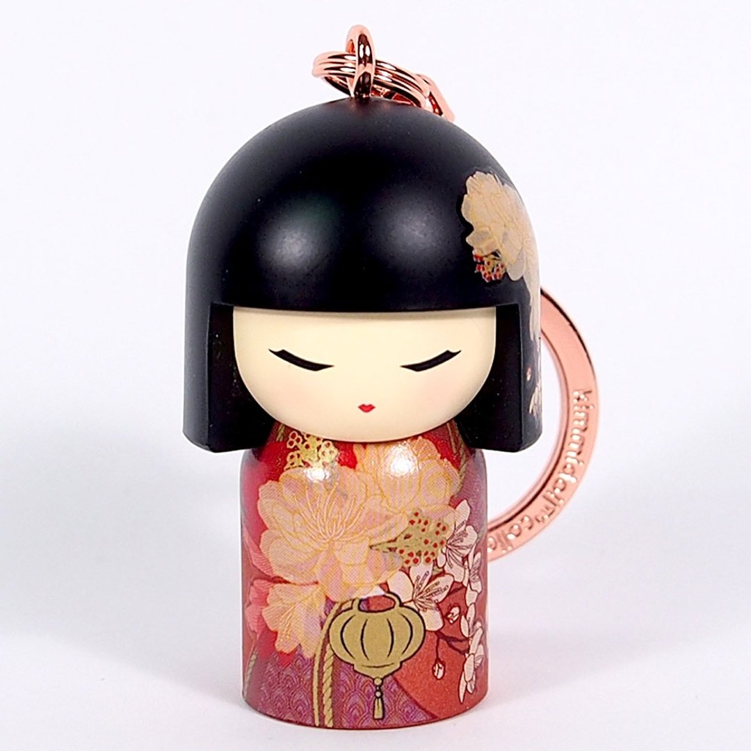 钥匙圈-Shigemi 精力十足【Kimmidoll 和福娃娃钥匙圈】 - 钥匙链/钥匙包 - 其他材质 红色