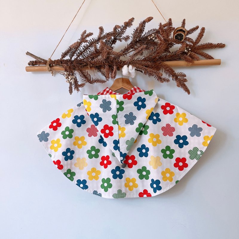 岛森家 / 精灵斗篷  / 安达露西精灵 - 童装外套 - 棉．麻 红色