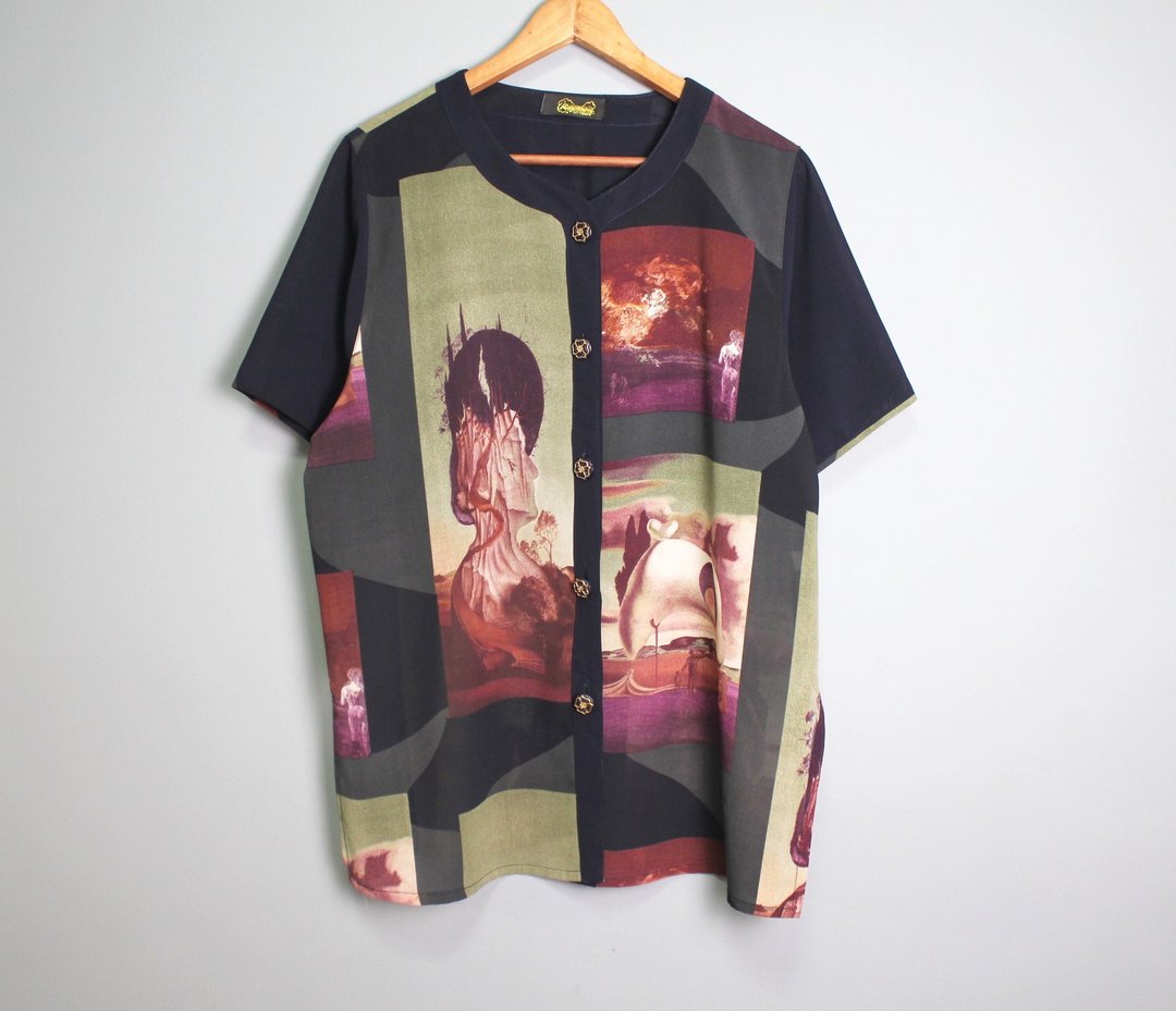 FOAK古着 浅意识星球达利绘画衬衫 - 女装衬衫 - 其他材质 