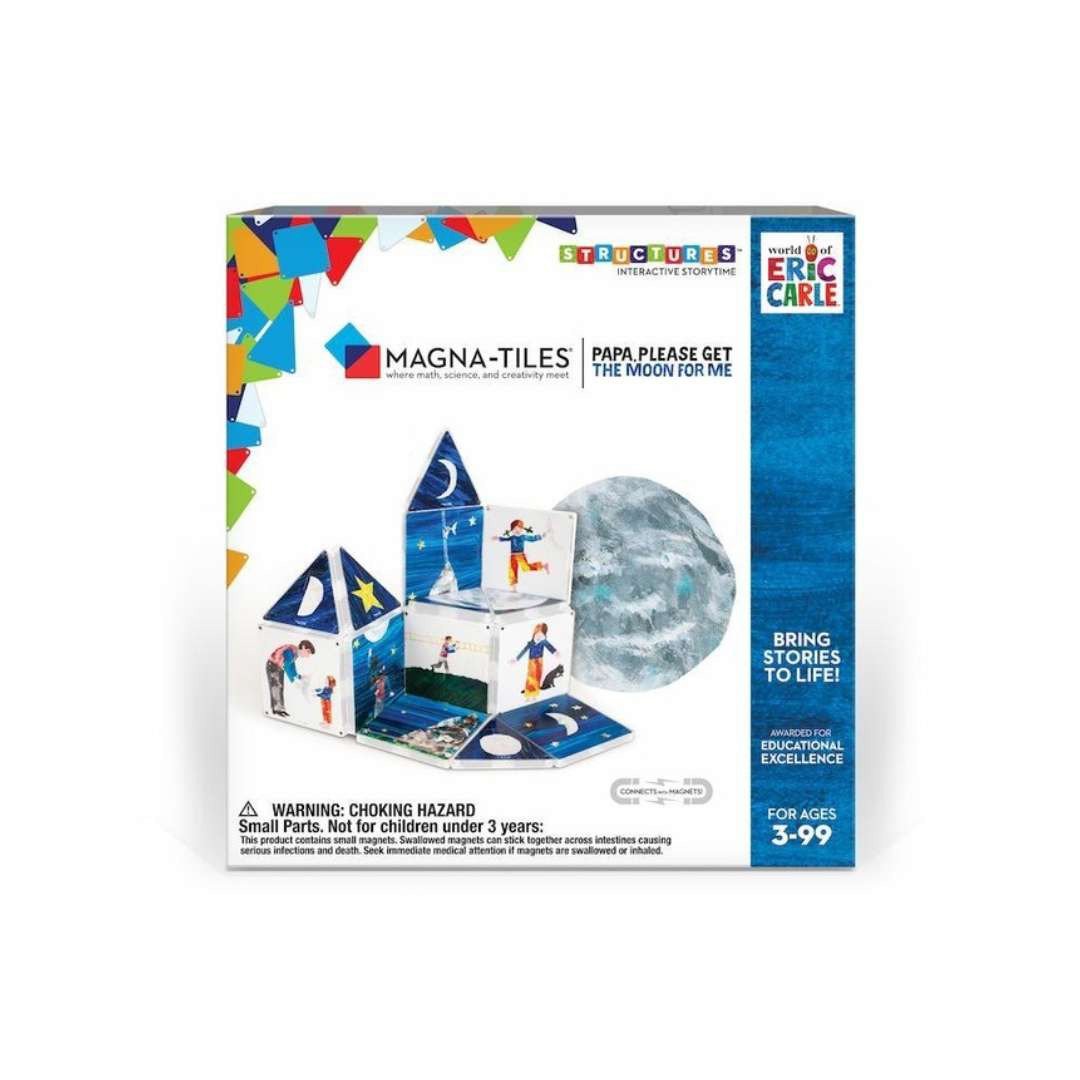 美国CreateOn 磁力片积木-爸爸 我要月亮 | Magna-Tiles | 3D立体 - 玩具/玩偶 - 塑料 蓝色