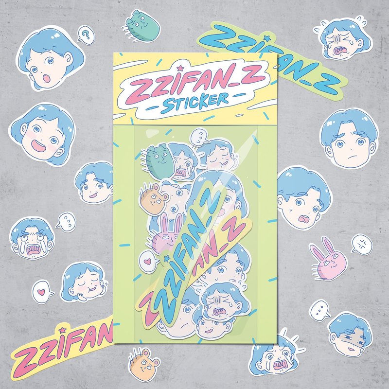 ლ Zzifan_z 贴 纸 组 ლ - 贴纸 - 纸 
