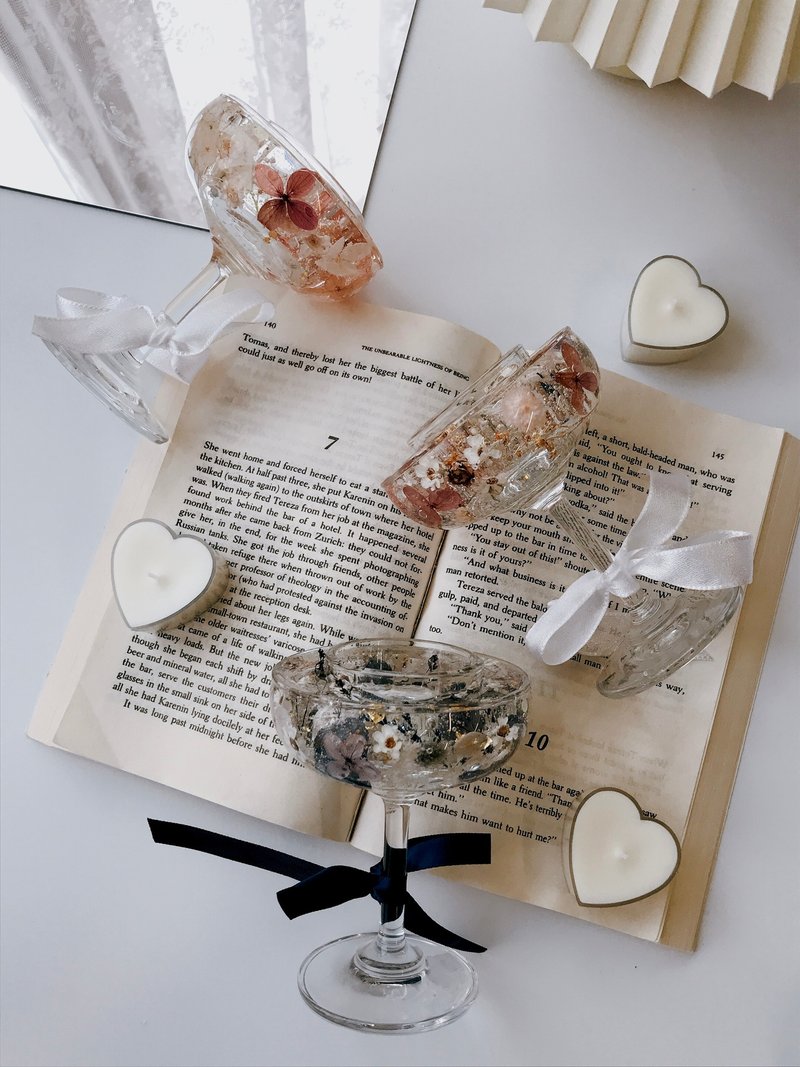 【体验】香氛蜡烛一日课one day class~仙女透明烛台+冰山蜡烛 - 蜡烛/香氛 - 蜡 