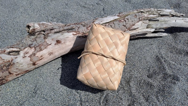 月桃戏 经典月桃盒/夏日编织盒/二入茶盒 - 收纳用品 - 植物．花 