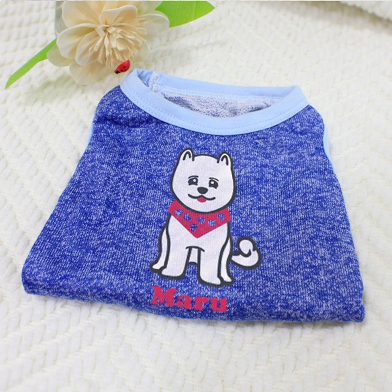 圆圆头博美 Pomeranian 反光衣(毛孩款) 毛孩姓名订做款 - 衣/帽 - 棉．麻 多色