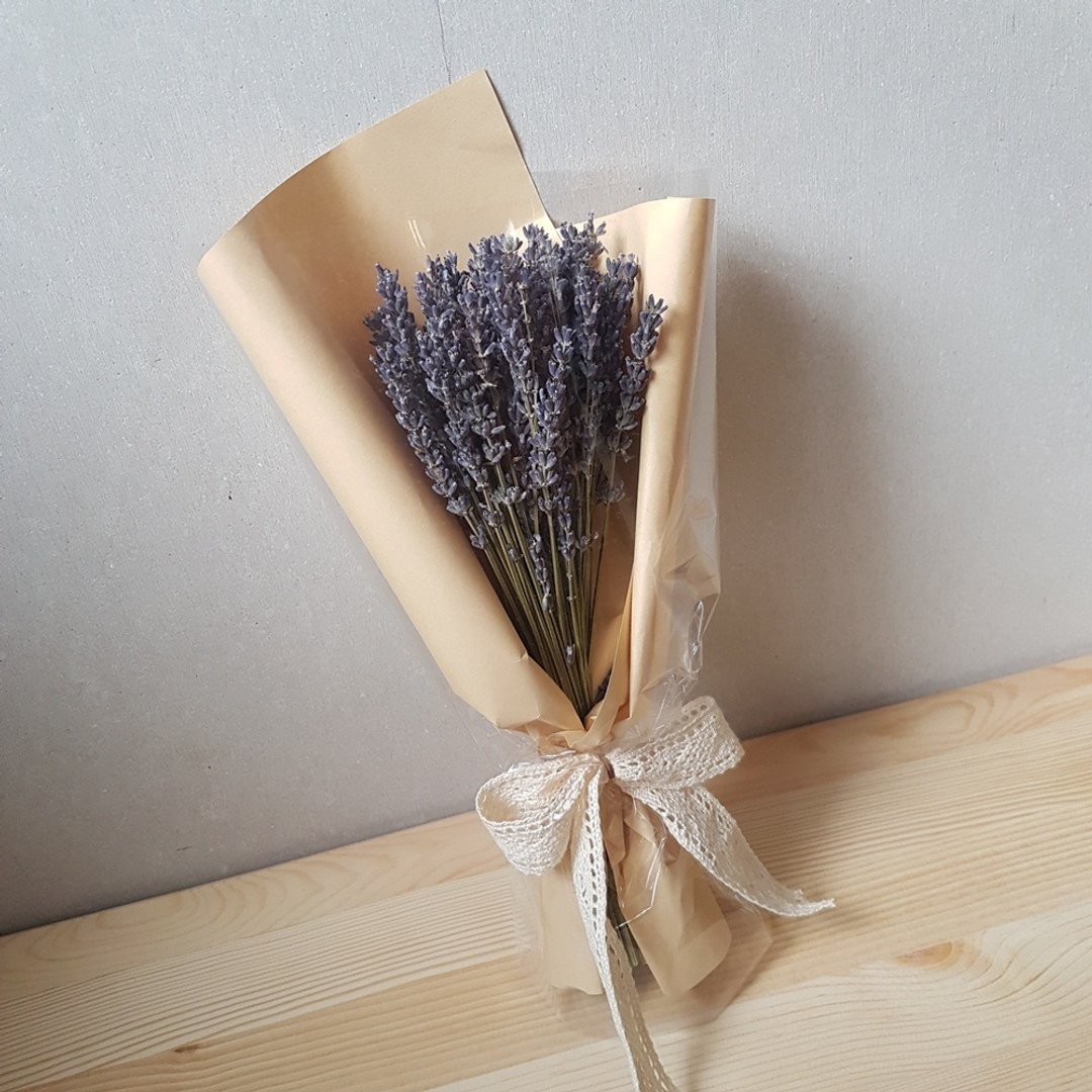 简约欧风薰衣草花束 - 干燥花/捧花 - 植物．花 紫色