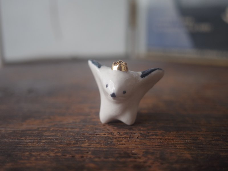 Feve of Long-tailed tit - 玩偶/公仔 - 陶 黑色