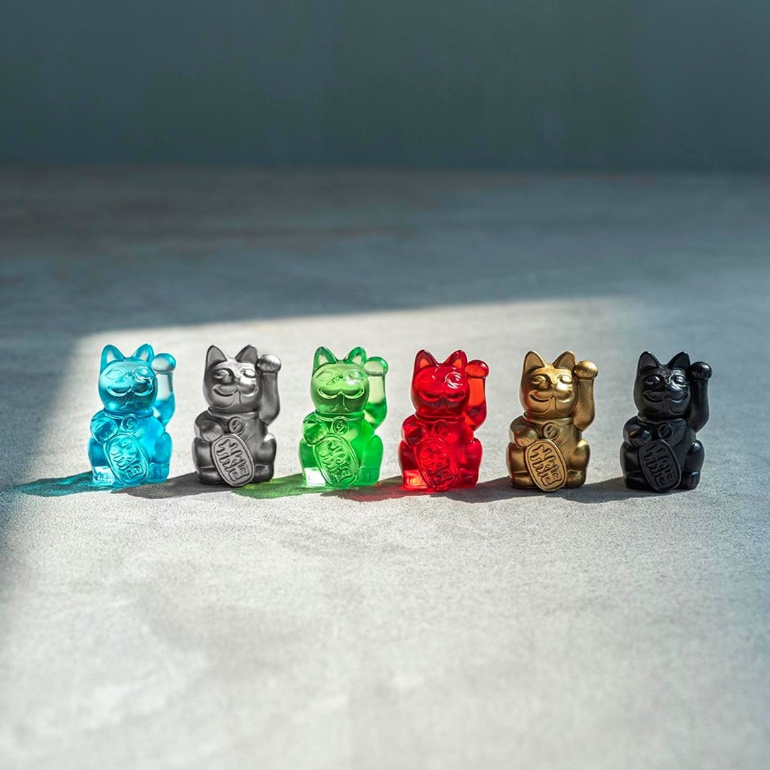 3cm 迷你招财猫巴夫 - 玩偶/公仔 - 塑料 