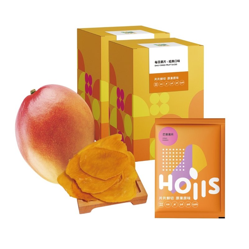 芒果果干每日随身包7包/盒_无添加无糖台湾制果干【Hoiis好集食】 - 水果干 - 其他材质 绿色