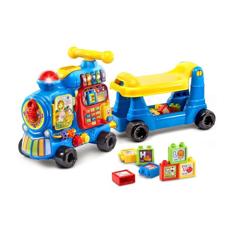 Vtech　4合1智慧积木学习车-蓝色 - 玩具/玩偶 - 塑料 