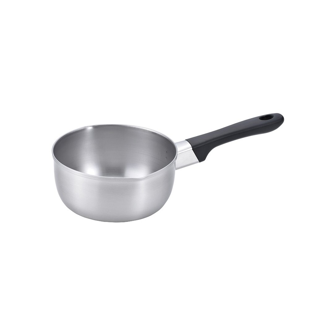燕三 精钢系列 不锈钢单柄煲 16cm - 厨房用具 - 不锈钢 