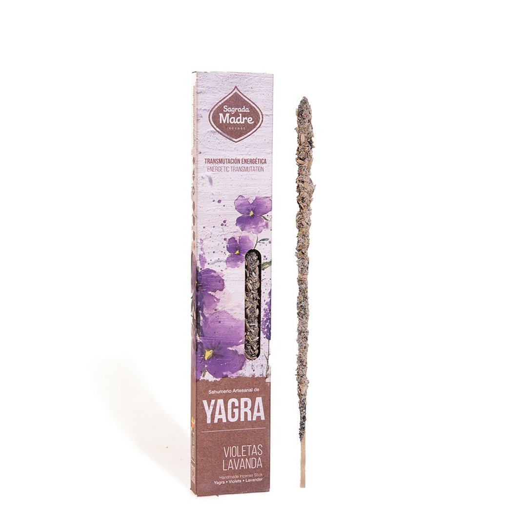 【Sagrada Madre】氛母_紫罗兰、薰衣草-Yagra香薰棒 - 香薰/精油/线香 - 植物．花 卡其色