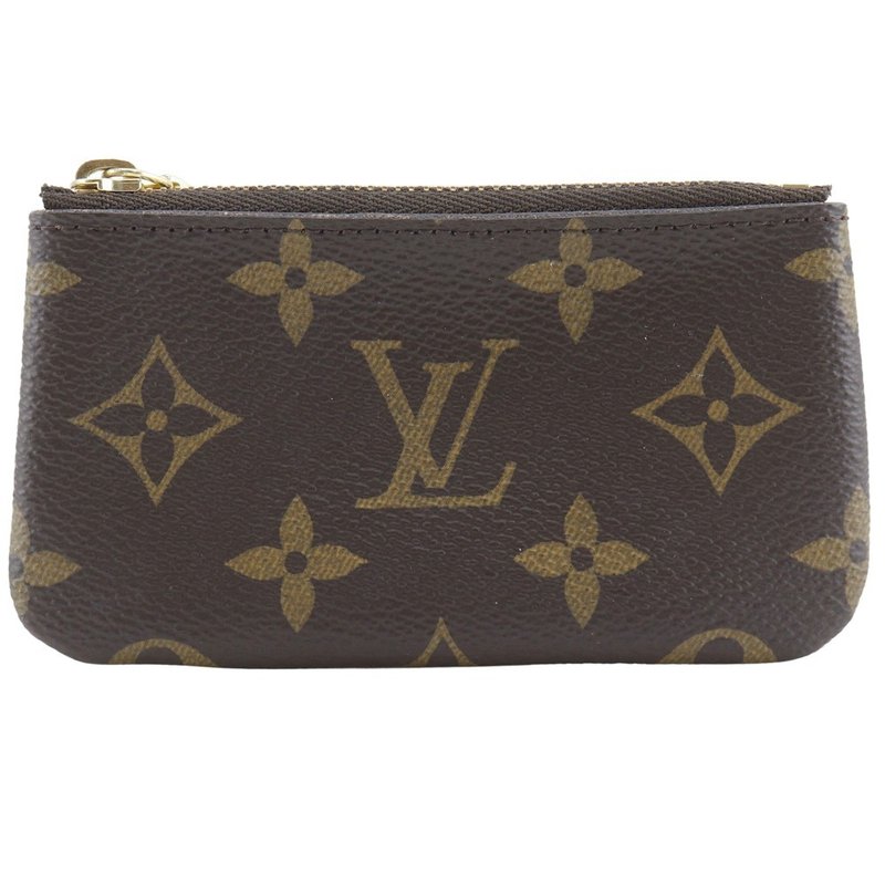 【日本直送】路易威登 LOUIS VUITTON Pochette Cles 零钱包 M62650 Monogram 帆布 棕色 CT4157 男女皆宜【二手】 - 零钱包 - 人造皮革 咖啡色
