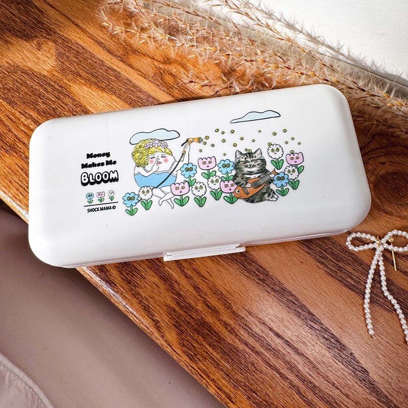 Money makes me bloom  收纳盒 药盒 - 收纳用品 - 聚酯纤维 白色