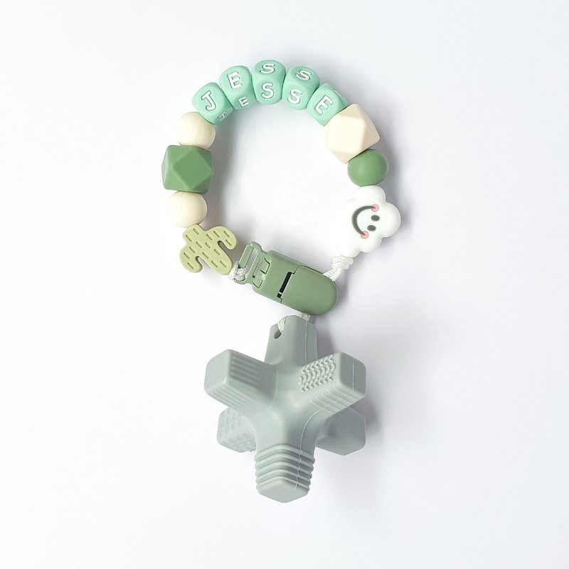 定制化 JESSE 云朵 仙人掌 消波块固齿器 - 玩具/玩偶 - 其他材质 绿色