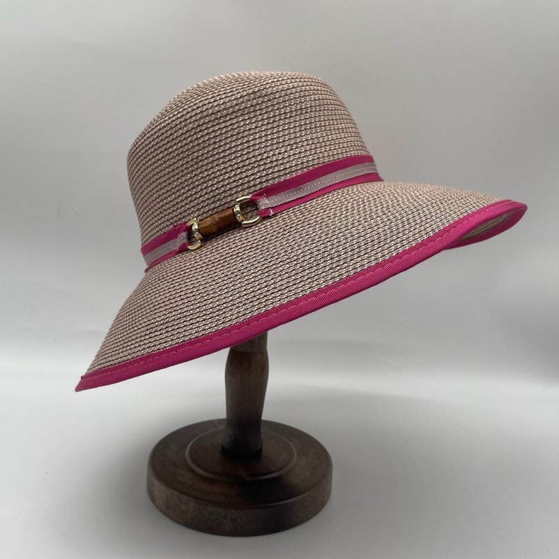 雨中漫步-粉鸟林 - 帽子 - 纸 粉红色