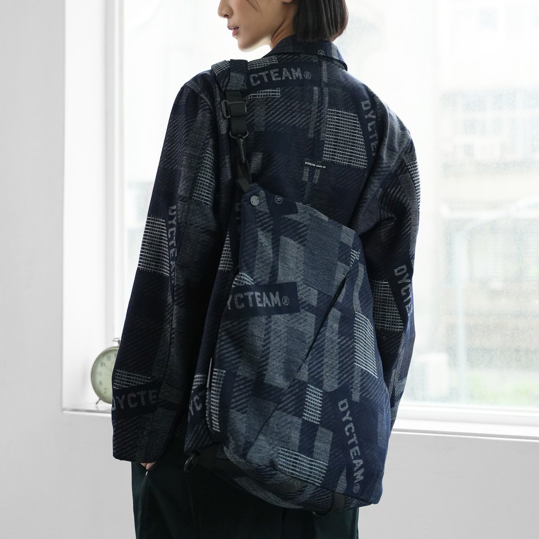 DYCTEAM x SEALSON - TE | 3-WAY MESSENGER BAG (DENIM) - 侧背包/斜挎包 - 其他材质 蓝色