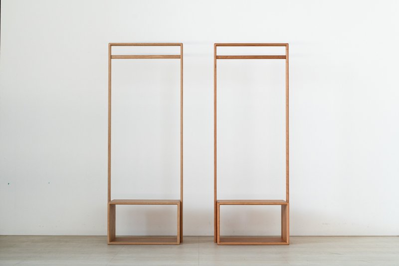 衣帽架 | 穿鞋凳【MORE沐荋】 挂衣架 新居礼物 入厝礼 - 衣架/挂勾 - 木头 咖啡色